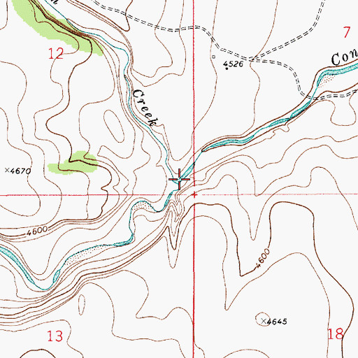 Topographic Map of Corazon Creek, NM