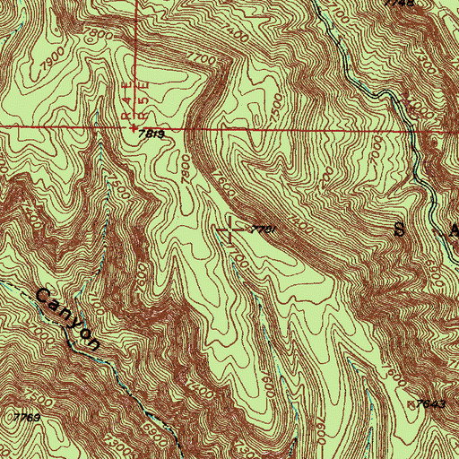 Topographic Map of West Mesa, NM
