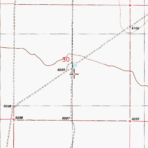Topographic Map of Old Price Ranch, NM