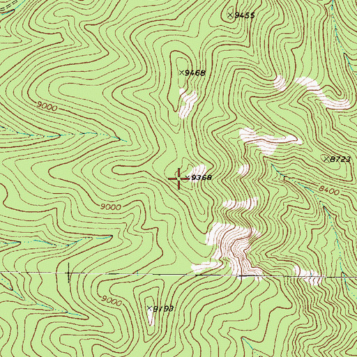 Topographic Map of Peralta Ridge, NM