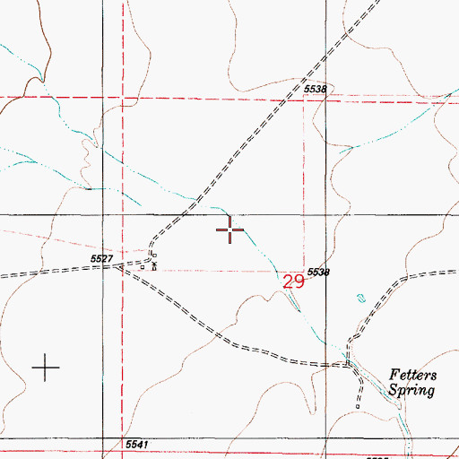 Topographic Map of Nogal Arroyo, NM