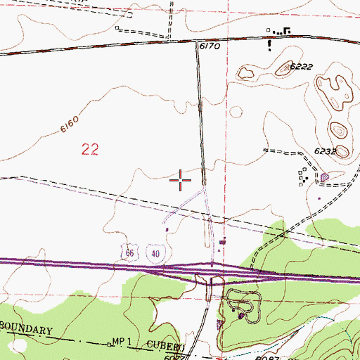 Topographic Map of Bibos Station Water Well, NM