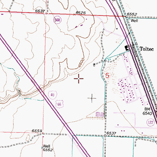 Topographic Map of Domestic Water Well, NM