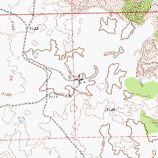 Topographic Map of Horse Camp Water Well, NM