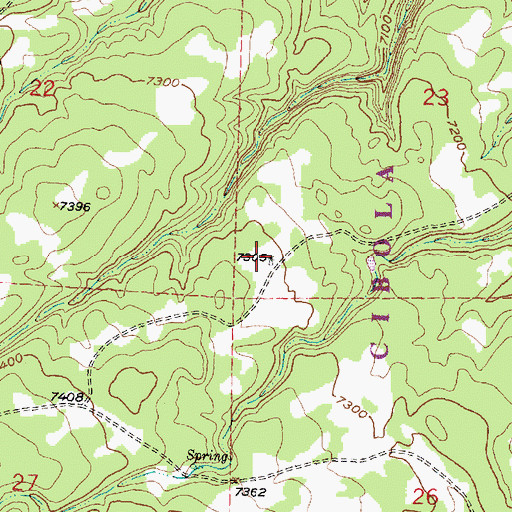 Topographic Map of Hi Lone Water Well, NM