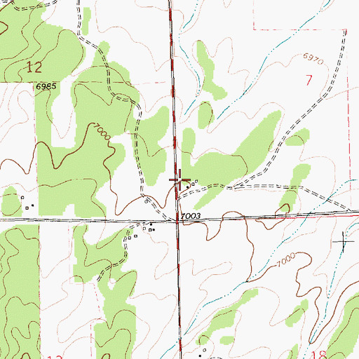 Topographic Map of Jacobine Water Well, NM