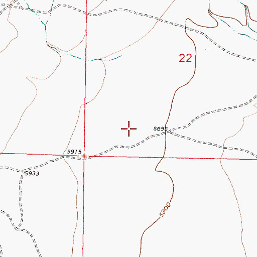 Topographic Map of Laguna Number 7 Water Well, NM