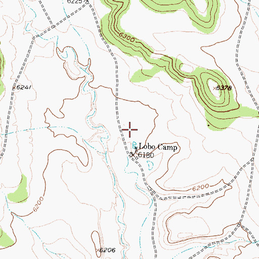 Topographic Map of Lobo Camp Water Well, NM