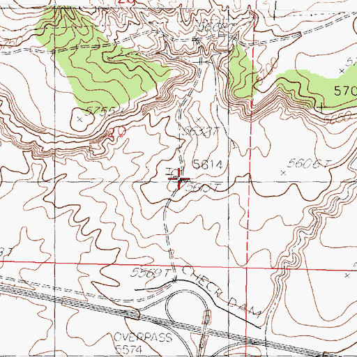 Topographic Map of RWP-15 Water Well, NM