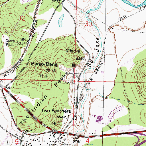 Topographic Map of RWP 1 Water Well, NM
