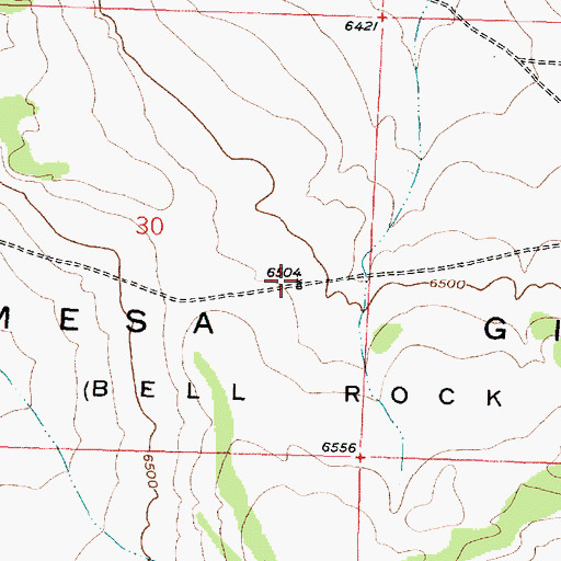 Topographic Map of RWP-28 Water Well, NM