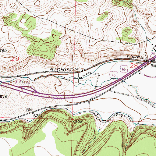Topographic Map of Test Well 3 Water Well, NM