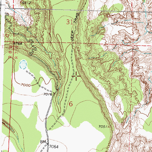 Topographic Map of Acoma Number 6 Water Well, NM