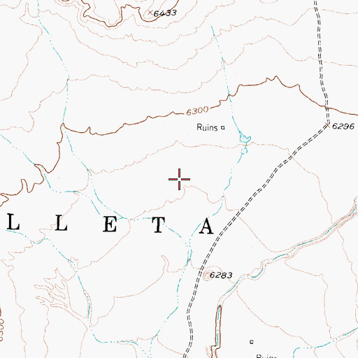 Topographic Map of Well Number 9 Water Well, NM