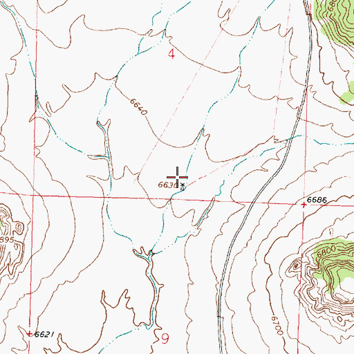Topographic Map of Victorio Water Well, NM