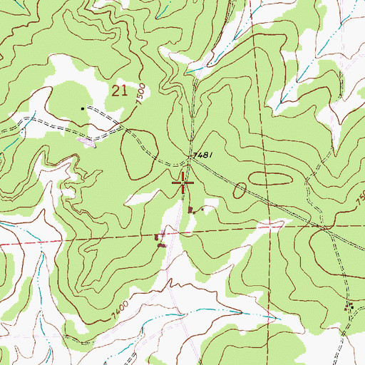 Topographic Map of Ramah Number 4 Water Well, NM