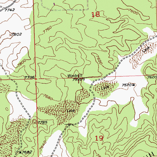 Topographic Map of Quartz Hill Water Well, NM