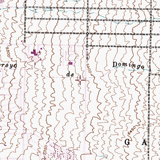 Topographic Map of Webster 2 Water Well, NM