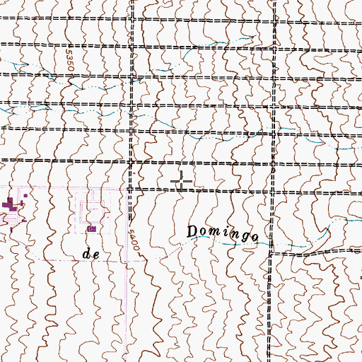 Topographic Map of Webster 1 Water Well, NM