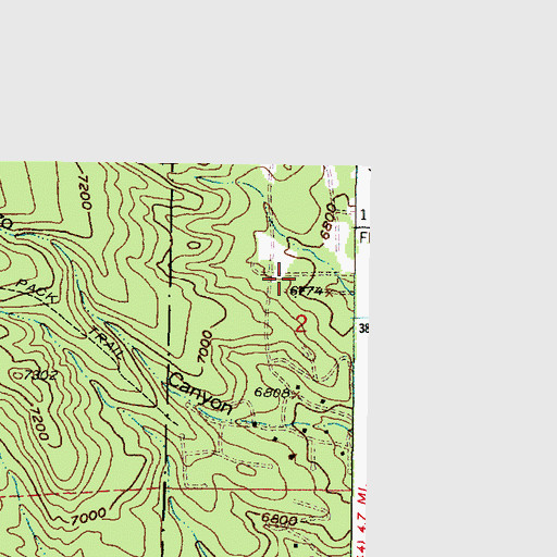 Topographic Map of S-41-S Water Well, NM