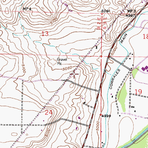 Topographic Map of RG-39201 Water Well, NM