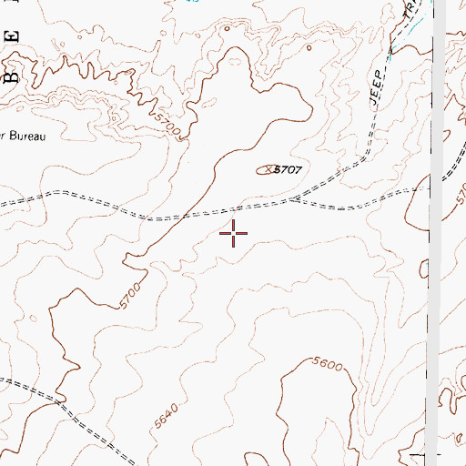Topographic Map of RWP-10 Water Well, NM