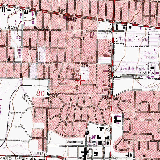Topographic Map of RG-9302-S Water Well, NM