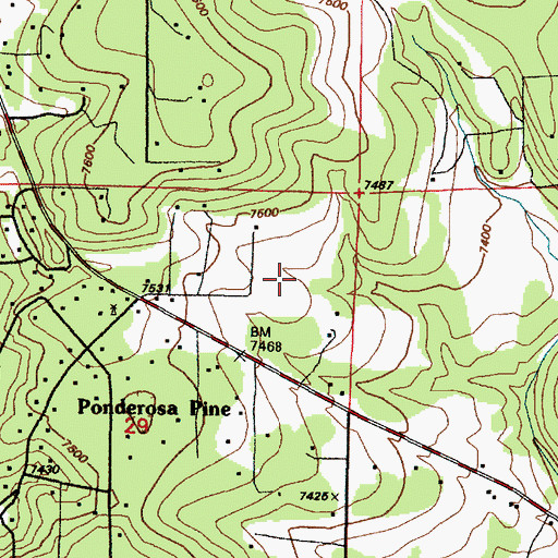Topographic Map of RG-32850 Water Well, NM