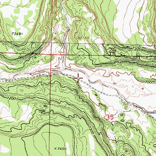 Topographic Map of La Mosca Water Well, NM