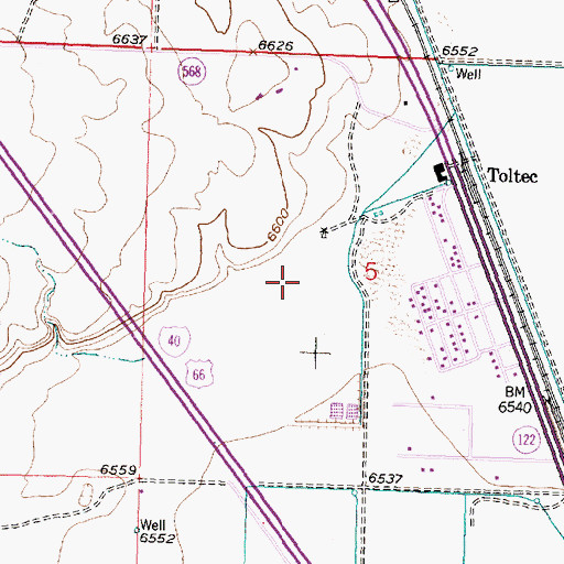 Topographic Map of Irrigation Water Well, NM