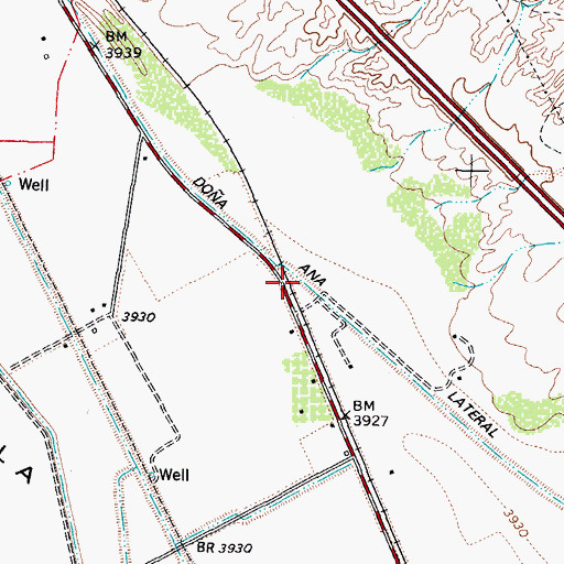 Topographic Map of TW-26 Water Well, NM