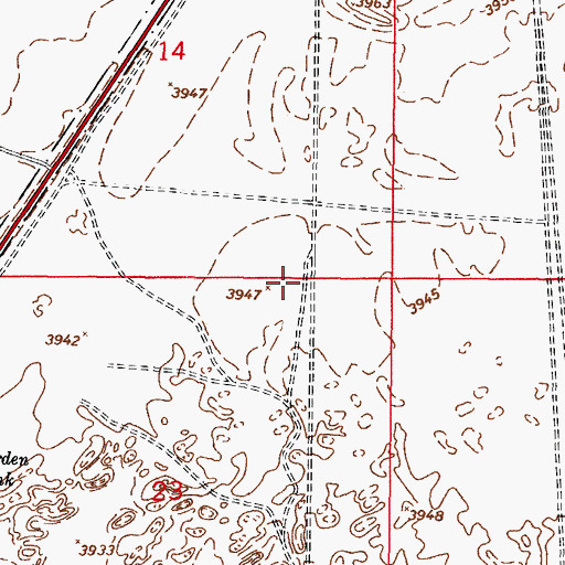 Topographic Map of SMR-5 Water Well, NM