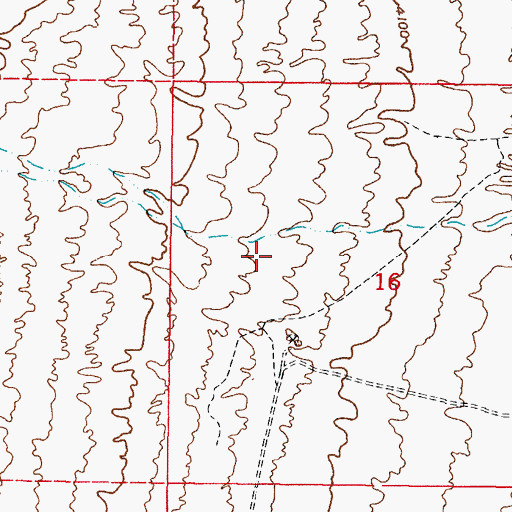 Topographic Map of SMR-1 Water Well, NM
