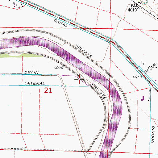 Topographic Map of United States Bureau of Reclamation 5 Water Well, NM