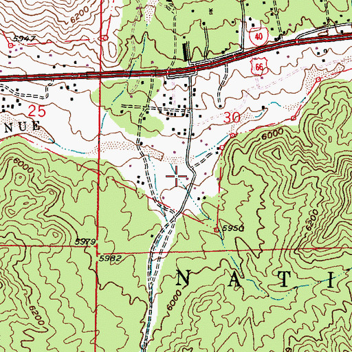 Topographic Map of RG-39407 Water Well, NM