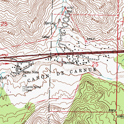 Topographic Map of RG-38936 Water Well, NM