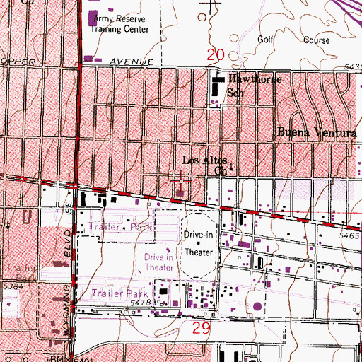 Topographic Map of Ridgecrest 2 Water Well, NM