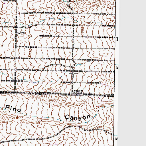 Topographic Map of RG-41179 Water Well, NM