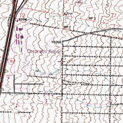 Topographic Map of RG-42921 Water Well, NM