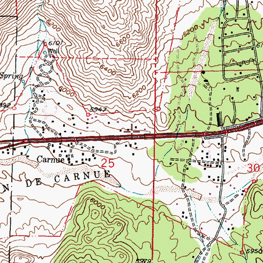 Topographic Map of Sink Hole Water Well, NM