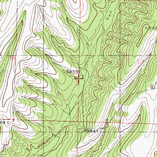 Topographic Map of 00267 Water Well, NM
