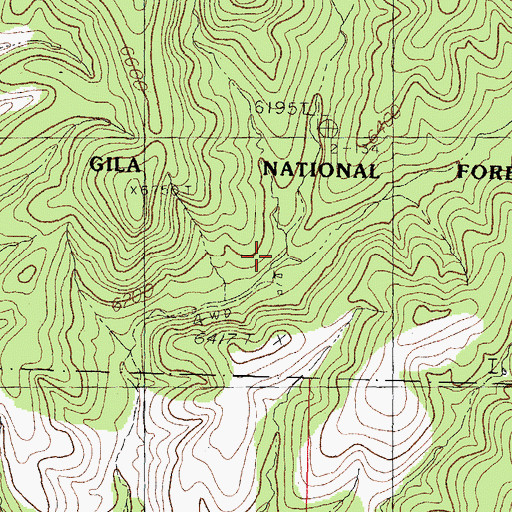 Topographic Map of G 266 Water Well, NM