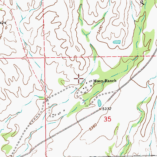 Topographic Map of HDQ Water Well, NM