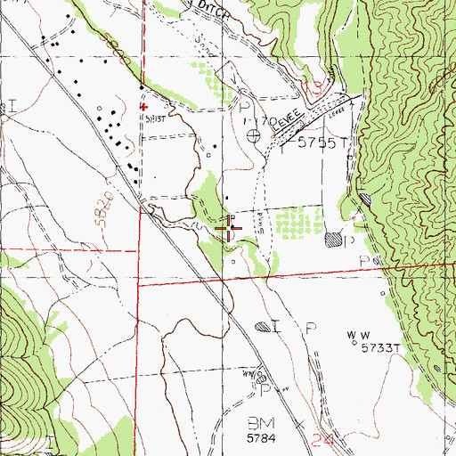 Topographic Map of G 77 Water Well, NM
