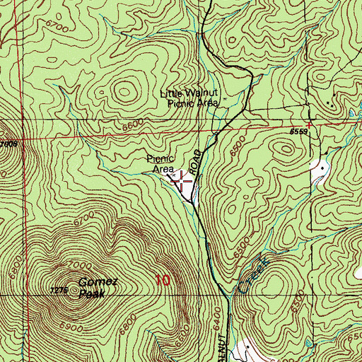 Topographic Map of G 220 Water Well, NM