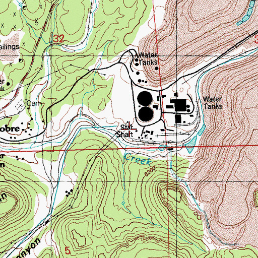 Topographic Map of Star Shaft Water Well, NM