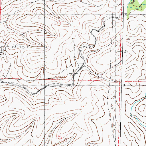 Topographic Map of G 556 Water Well, NM