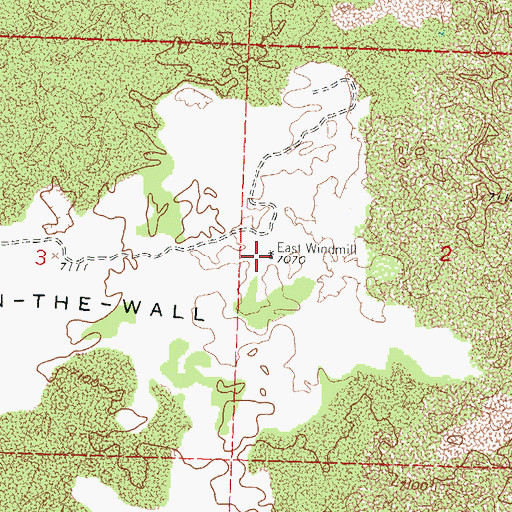 Topographic Map of East Windmill Water Well, NM