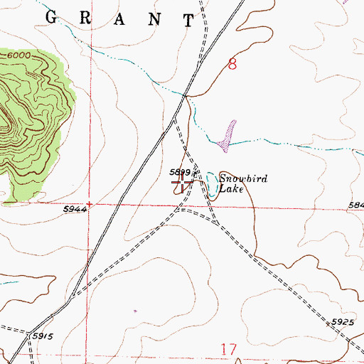 Topographic Map of ECW-3 Water Well, NM
