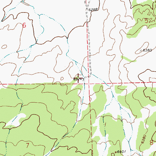 Topographic Map of Dominion Water Well, NM